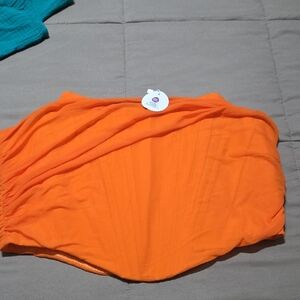Bright Orange Skirt
